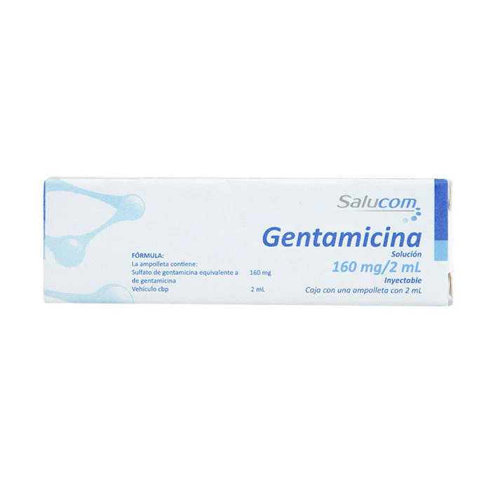 Sm Gentamicina 160mg/2ml 1 Amp